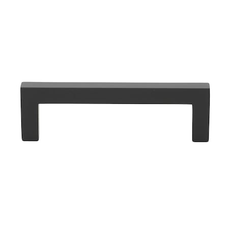 Gliderite Hardware 3-3/4 in. Center to Center Solid Square Bar Pull Matte Black 21683-96-MB-1